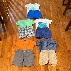 Toddler Boy 18M Summer Bundle– 10 Pieces Shorts & Tees – Polo Ralph Lauren +More